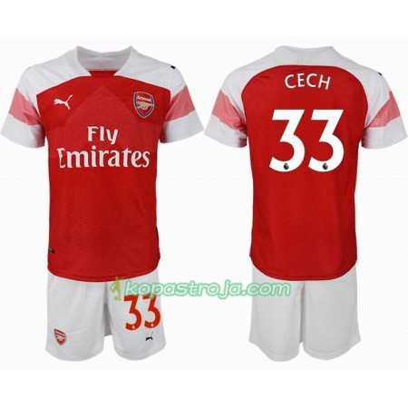Billiga Fotbollströjor Arsenal CECH 33 Barn Hemma tröja 2018/19 Kortärmad